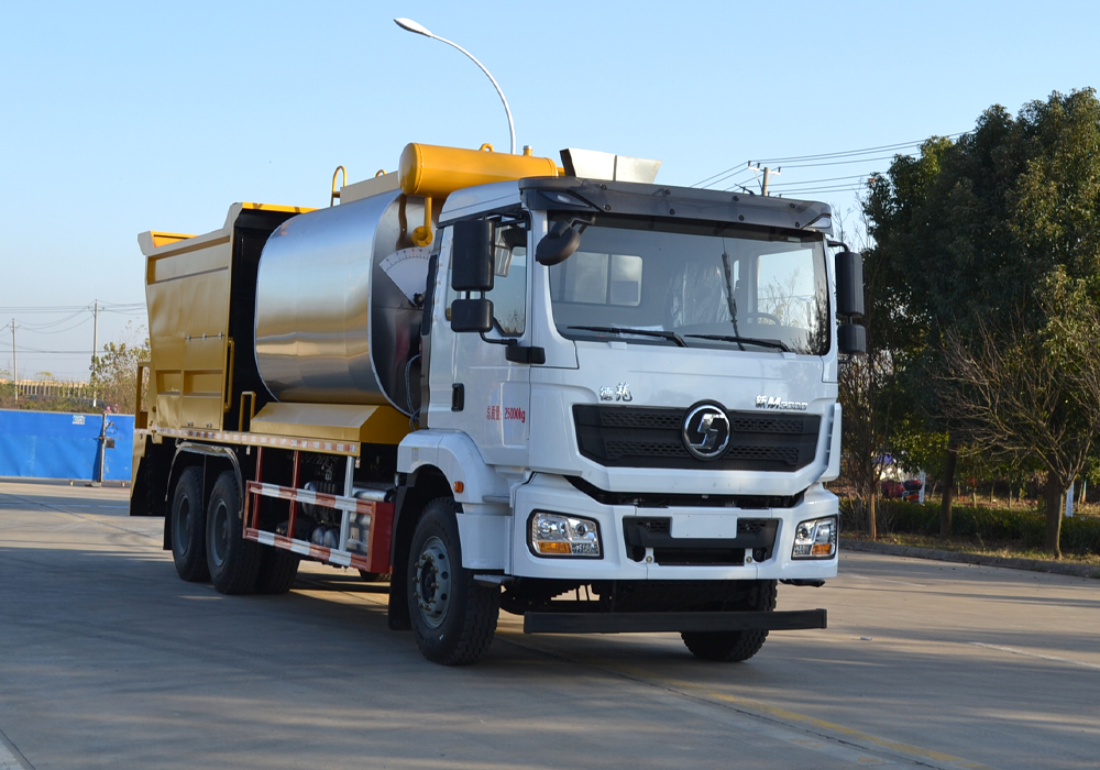 陜汽德龍后雙橋（8+12）同步碎石封層車